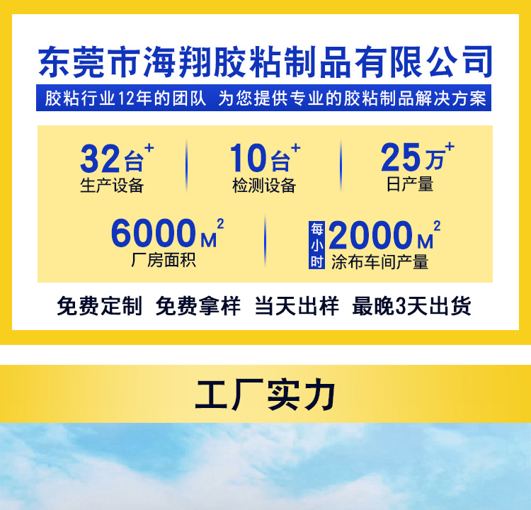 PE綠膜泡棉雙面膠